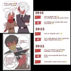 captured countryhumans doomed_yaoi gay_sex male/male rape soviet_union_(countryhumans) third_reich_(countryhumans) yaoi