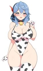 ass ass big_ass big_breasts big_butt blue blue_eyes blue_hair body bovine breasts cow_girl cum fat_ass fat_boobs fat_butt hair small_ass small_boobs small_butt smile