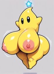 ai_generated breasts huge_ass huge_breasts luma mario_(series) solo star super_mario_galaxy