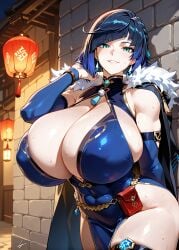 yelan (genshin impact) from genshin impact by nagiotoai