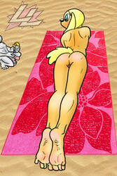 anthro ass balls beach brandy_and_mr._whiskers brandy_harrington canine disney disney_channel feet female lagomorph lazzylad male mammal mr._whiskers nude penis pussy rabbit sand seaside soles testicles toes toon_disney