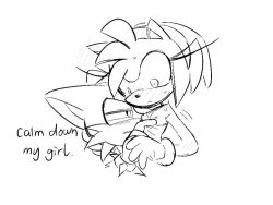 amy rose from archie comics by pulsarrrrr10086