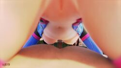 3d 69 69_position animated areolae asian blender breasts brown_eyes brown_hair cute d.va deepthroat erection eyelashes eyeshadow fellatio female fringe isj819 male nipples no_sound oral overwatch penis pov pussy reverse_deepthroat skinny straight video