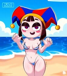 pomni from glitch productions by dollyfriik