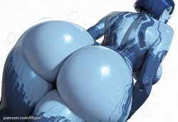 cortana from halo (game) by hypet