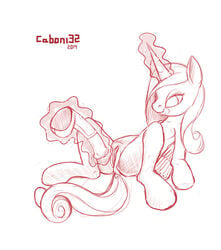 alicorn caboni32 dildo equine female friendship_is_magic hair hooves horn lying magic mammal my_little_pony on_back princess_cadance_(mlp) pussy sex_toy tongue wings