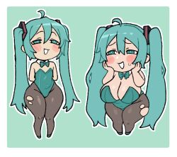 hatsune miku from vocaloid by memerieart
