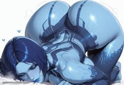 cortana from halo (game) by hypet