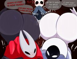1boy 1girls 2girls artist_request ass assjob big_ass big_breasts breasts buttjob cum cumshot hollow_knight hollow_knight:_silksong hollow_knight_(franchise) hornet_(hollow_knight) incest lace_(hollow_knight) lace_(hollow_knight:_silksong) male/female male/female/female protagonist_(hollow_knight) sex source_request tagme tagme_(artist) the_knight_(hollow_knight) threesome
