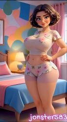 1girls 3d 3d_animation 3d_model ai_generated bikini bikini_top dancer dancer_outfit disney disney_channel jonster583 maribel solo solo_female solo_focus tagme video