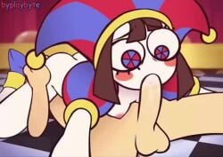 1boy 1girls 2d 2d_animation 69 animated ass big_ass blowjob breasts_out byplaybyte cunnilingus eating_pussy glitch_productions nipples no_sound oral_penetration oral_sex penis pomni_(the_amazing_digital_circus) sex short_video small_breasts sucking_penis tagme the_amazing_digital_circus video