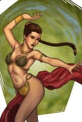 princess leia organa from lucasfilm by lewdistrator