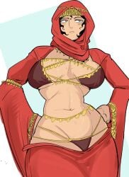 black_hair middle_eastern out_(artist) out_de_ red_clothing tagme