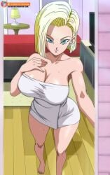 android 18 from dragon ball by foxybulma