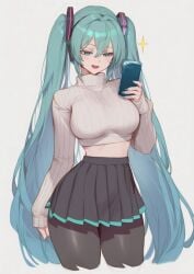 hatsune miku from vocaloid