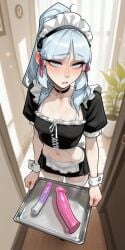kamisato ayaka from genshin impact by molamaxuy