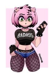 amy rose from sega by morestar