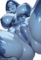 cortana from halo (game) by hypet