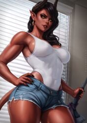 malevola gibb from dispatch (game) by dandon fuga