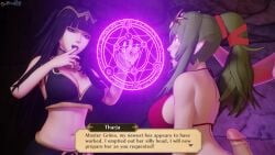 1boy 2girls 3d alternate_costume arm_grab armpits arms_behind_back back bangs bare_arms bare_back bare_shoulders betrayal bikini bisexual bisexual_female black_bikini black_eyes black_hair black_nails black_swimsuit blunt_bangs blush bound brain_drain breasts corruption defeated dochaunt24 drooling duo_focus english_text erection evil_smile female female_focus femdom femsub ffm_threesome finger_to_mouth fire_emblem fire_emblem_awakening from_behind glowing glowing_eyes grabbing_another's_arm green_eyes green_hair grima_(fire_emblem) hand_on_another's_head hand_on_head hands_up happy_sub hex imminent_rape imminent_sex indoors large_breasts long_hair magic magic_circle maledom master_and_servant medium_breasts mind_control multiple_girls nail_polish navel nintendo open_mouth penis pink_eyes pointy_ears ponytail rape red_bikini red_swimsuit restrained robin_(fire_emblem) robin_(fire_emblem)_(male) saliva saliva_trail shoulders sideboob slave smile stomach sub_dominating_sub swimsuit text text_box tharja_(fire_emblem) threesome tiki_(fire_emblem) tiki_(fire_emblem)_(adult) tongue tongue_out training transformation two_side_up uncensored