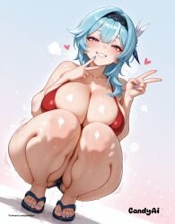 eula (genshin impact) from genshin impact by candypinklips