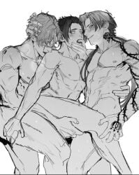 1sub2doms 2doms1sub 3boys 3males abs big_dom big_dom_small_sub bigger_dom bigger_male bigger_penetrating_smaller biting_shoulder blue_lock bodies_pressed_together bodies_touching boyfriends buff_male bunny_iglesias censor_bar censored censored_penis completely_naked_male completely_nude_male dominant_male double_penetration eyes_looking_up eyes_rolling_back face_scar finger_in_mouth fingers_inside_mouth fucking gay gay_male gay_sex gay_threesome gaysex greyscale gripping_hair gripping_thigh hand_on_waist holding_legs homosexual homosexual_male huge_muscles implied_penetration interracial interracial_sex interracial_yaoi itoshi_sae kaiser_michael male male/male/male male_bottom male_dominated male_dominating male_nipples male_on_male male_only male_penetrated male_thighs male_tits maledom malesub menacing michael_kaiser mlm multiple_boys multiple_males muscular_arms muscular_male muscular_thighs penetrated_male penetration_from_behind scar scar_across_eye scar_on_face sex sex_from_behind sexy sexy_body size_difference smaller_male smaller_penetrated spitroast strong_male submissive_male tattoo tattoo_on_arm tattooed_arm tattoos thick_thighs thighs three_way threesome twink twink_penetrated twinkified two_on_one waist waist_grab white_background wide_thighs yaoi yaoi_hands yaoi_sex