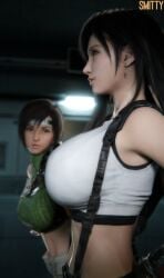 2girls 3d big_ass big_breasts big_thighs breast_awe breast_envy breasts curvaceous curvy curvy_figure female final_fantasy final_fantasy_vii hips huge_ass huge_breasts huge_thighs jealousy large_ass large_breasts large_thighs mature mature_female slim_waist smitty34 square_enix staring_at_breasts thick thick_hips thick_legs thick_thighs thighs tifa_lockhart voluptuous waist wide_hips yuffie_kisaragi