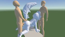1girls 2boys 2boys1girl 2male 3d 3d_(artwork) all_fours anonymous_male anthro anthro_female anthro_penetrated balls ballsack blank_background breasts chest_tuft completely_naked completely_naked_anthro completely_naked_female completely_naked_male completely_nude completely_nude_anthro completely_nude_female completely_nude_male doggy_style erect_penis feline_humanoid female fluffy_tail fucking_on_table fucking_pussy furry furry_female furry_tail furry_with_non-furry gangbang grey_pawpads group group_sex hand_on_ass hand_on_head having_sex high_quality human human_male human_penetrating humanoid_hands making_love nipples on_table oral oral_penetration paws penis penis_in_mouth penis_in_pussy pussy_penetration raised_tail rec_room sex sex_from_behind shaded standing standing_sex straight_sex sucking_penis sunny_(melodynotmel) syntholsoul table table_sex tail_grab vaginal_insertion vaginal_penetration vaginal_sex white_body white_female white_fur white_furry