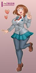 ochako uraraka from my hero academia by nauth