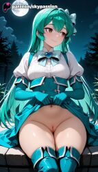 magia azul from mahou shoujo ni akogarete by skypassion