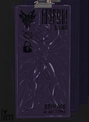 absurd_res anthro bed bondage bound bulge drone encasement femboy furniture furry gag gagged helpless hi_res latex lock locked null_bulge prisoner restrained restricted rubberjett sealed vacuum_(disambiguation) vacuum_bed