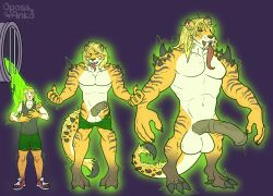absurd_res acid after_transformation animal_genitalia animal_penis anthro balls big_balls big_muscles big_penis bodily_fluids body_size_growth bottomwear bulge claws clothed clothing denim denim_bottomwear denim_clothing digital_media_(artwork) equine_genitalia equine_penis erection extreme_size_difference fangs felid footwear fur genital_fluids genitals glowing glowing_body glowing_genitalia glowing_penis growth growth_sequence hair handwear hi_res horn huge_balls huge_cock huge_muscles human human_to_anthro hyper hyper_balls hyper_genitalia hyper_muscles hyper_penis jeans kiri-anko legwear long_tongue looking_at_viewer male mammal mid_transformation monster muscular muscular_anthro muscular_male nude open_mouth pantherine pants penis prehistoric_species saber-toothed_tiger sabertooth_(anatomy) sequence shirt shorts simple_background size_difference size_transformation solo species_transformation story story_in_description stripes tail teeth thigh_highs thorns tiger tight_clothing tongue topwear torn_bottomwear torn_clothing torn_jeans torn_legwear torn_pants torn_shirt torn_shorts torn_topwear toxic transformation transformation_by_substance transformation_sequence underwear