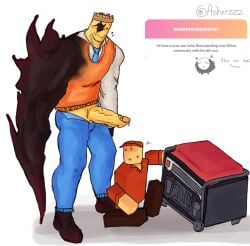 2boys ashxrzzz blocky_body elliot_(forsaken) forsaken_(roblox) john_doe_(forsaken) large_penis male/male male_only penis penis_out request requested roblox roblox_game robloxian self_upload size_difference strawpage_request tagme