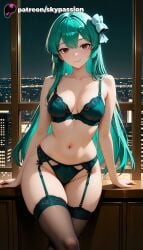 magia azul from mahou shoujo ni akogarete by skypassion