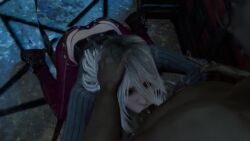 0zmann 3d all_the_way_to_the_base animated blowjob cheek_bulge choking_on_cock cum_in_mouth cum_in_throat dark-skinned_male dark_skin dbd dead_by_daylight deep_blowjob deepthroat face_fucking fellatio gagging gagging_noise gulp_(sound_effect) gulping interracial lipstick lipstick_mark longer_than_30_seconds makeup mouth_full_of_cum mouthful pale-skinned_female pale_skin purple_eyes purple_hair purple_lipstick sable_ward short_video shorter_than_one_minute silver_hair skimpy skimpy_clothes skimpy_outfit sound sucking sucking_penis swallowing swallowing_cum tagme throat_fuck throatpie ugly_bastard video white_hair