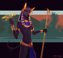 anubis from egyptian mythology by twang