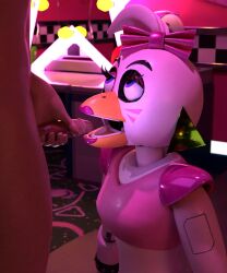 glamrock chica from five nights at freddy's by slithinet