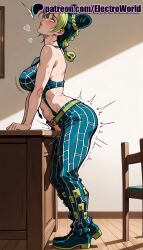 jolyne kujo from jojo's bizarre adventure by electroworld