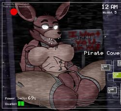 1girls breasts cheesecaked cyborg fangs female female_foxy female_only five_nights_at_freddy's fox foxy_(fnaf) furry glowing_eyes looking_at_viewer pussy robot robot_girl rule_63 straight_hair uncensored video_games