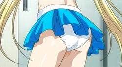 da_capo miniskirt panties screencap skirt solo standing underwear white_panties yoshino_sakura