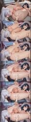 1futa 1girls ai_generated anus ass_focus ass_grab balls belly black_hair breasts clenched_teeth cum cumming cumshot earrings fishnet_stockings frieren full-package_futa futa_on_female huge_balls huge_cock huge_testicles kill_la_kill kissing_anus laying_down licking licking_anus licking_ass matoi_ryuuko movement_lines multiple_images nipples nude on_back on_bed open_mouth oral orgasm pale_skin penis pillow pussy pussy_juice rimming rimming_futa rolling_eyes sex shaking sousou_no_frieren spread_legs squirt squirting sucking_anus testicles tongue_out two_tone_hair veiny_balls veiny_penis white_hair worship