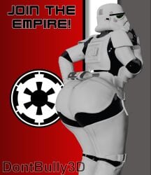 3d 3d_(artwork) armor armored armored_female ass_focus blender blender_(artwork) blender_(software) butt_focus dont_bully_(artist) female_stormtrooper galactic_empire_insignia helmet helmet_girl huge_ass huge_breasts huge_butt huge_thighs pinup pinup_pose presenting_ass presenting_butt presenting_hindquarters propaganda propaganda_poster showing_ass star_wars stormtrooper text voluptuous voluptuous_female