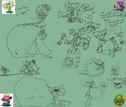 1girls anthro anthrofied ass belly belly_bulge bloomerang_(pvz) breasts breasts d-traxius digestion fat female female_pred flora_fauna grimrose_(pvz) plant plant_girl plant_humanoid plantie plants_vs._zombies popcap_games pred pussy vore vore_belly