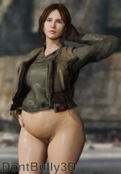1girls 3d 3d_(artwork) alternate_ass_size alternate_body_type alternate_breast_size alternate_version_available belly_bulge blender blender_(artwork) blender_(software) brown_hair brown_hair brunette_female brunette_hair brunette_hair_female dont_bully_(artist) female huge_belly inflated_belly jyn_erso large_ass pregnant pregnant_female presenting_ass presenting_butt presenting_hindquarters rogue_one:_a_star_wars_story star_wars stomach_bulge