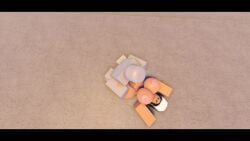 1boy 1girls 3d 3d_animation big_breasts cum dark-skinned_female dummy_(roblox) female gameplay male mating_press naked_female overhead_view roblox roblox_game roblox_studio robloxian shorter_than_30_seconds sound tagme top-down_view video whorblox_adventure