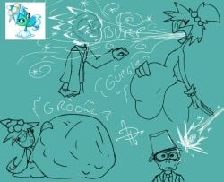 1girls anthro anthrofied ass belly belly_bulge breasts breasts d-traxius digestion fat female female_pred flora_fauna missile_toe_(pvz) plant plant_girl plant_humanoid plantie plants_vs._zombies popcap_games pred pussy vore vore_belly zombie_(pvz)