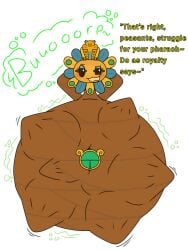1girls anthro anthrofied ass belly belly_bulge breasts digestion fat female female_pred flora_fauna plant plant_girl plant_humanoid plantie plants_vs._zombies plants_vs_zombies popcap_games pred pussy sun_pharaoh_(pvz) sunflower_(pvz) vore vore_belly