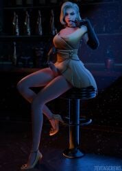 1futa 7evenscrews bar_stool blizzard_entertainment blonde_hair blue_eyes choker clothed_futa clothing dress erect_penis erection formalwear_mercy futanari gloves hand_on_penis lipstick looking_at_viewer mercy overwatch overwatch_2 red_lipstick seductive seductive_look seductive_smile self_upload shoes smile smiling smiling_at_viewer solo solo_futa tagme touching_penis