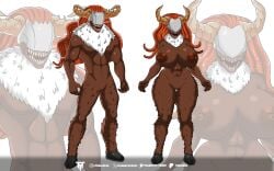 beast demon female female girl hot huge_breasts monster monster_girl sexy