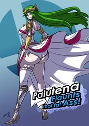 ass axel-rosered big_ass bubble_butt dat_ass fat_ass flaunting goddess green_eyes green_hair high_heels huge_ass kid_icarus lipstick looking_at_viewer looking_back nintendo palutena panties seductive seductive_look seductive_smile smelly_ass super_smash_bros. super_smash_bros._for_nintendo_3ds_and_wii_u thick_ass thick_thighs white_panties wide_hips